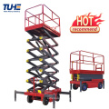 TUHE hydraulic mobile small platform electric scissor lift